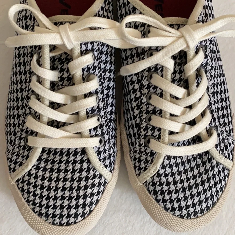 {NWOT} SeaVees for J.Crew | Monterey Houndstooth Sneaker Vegan SF 06/67 (6.5) - Picture 5 of 16